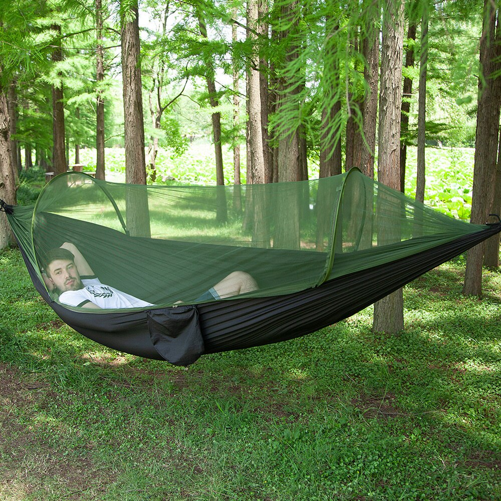 Cheap Goat Tents Parachute Fabric Portable Outdoor Camping Hammock with Mosquito Net  Hanging Swing Sleeping Bed Tree Tent   